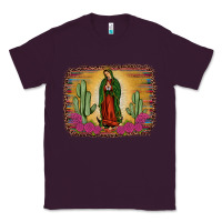 Plum western our lady of guadalupe Classic Tee - JahusDesignShop