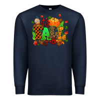 Navy its fall yall Premium Sweatshirt - MaliasSmallBusiness