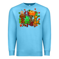 Ocean Blue its fall yall Premium Sweatshirt - MaliasSmallBusiness