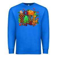 True Royal its fall yall Premium Sweatshirt - MaliasSmallBusiness