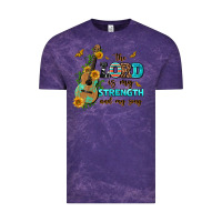 Cloud Purple the lord is my strength and my song guitar with su Vintage Tee - AdoDesignShop