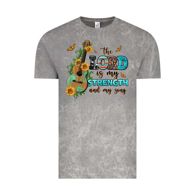 The Lord Is My Strength And My Song Guitar With Su Vintage Tee by AdoDesignShop | Teevron