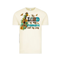 Vintage Arctic the lord is my strength and my song guitar with su Vintage Tee - AdoDesignShop