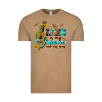 Vintage Coffee the lord is my strength and my song guitar with su Vintage Tee - AdoDesignShop