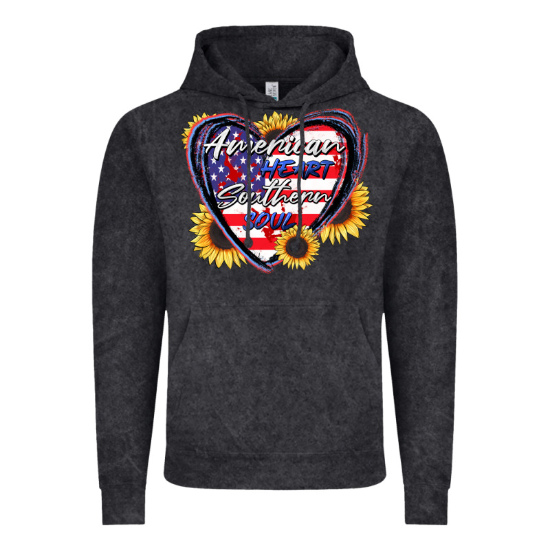 American Heart Southern Soul Vintage Hoodie by CowGirlArtShop | Teevron