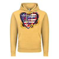 Vintage Mustard American heart southern soul Vintage Hoodie - CowGirlArtShop