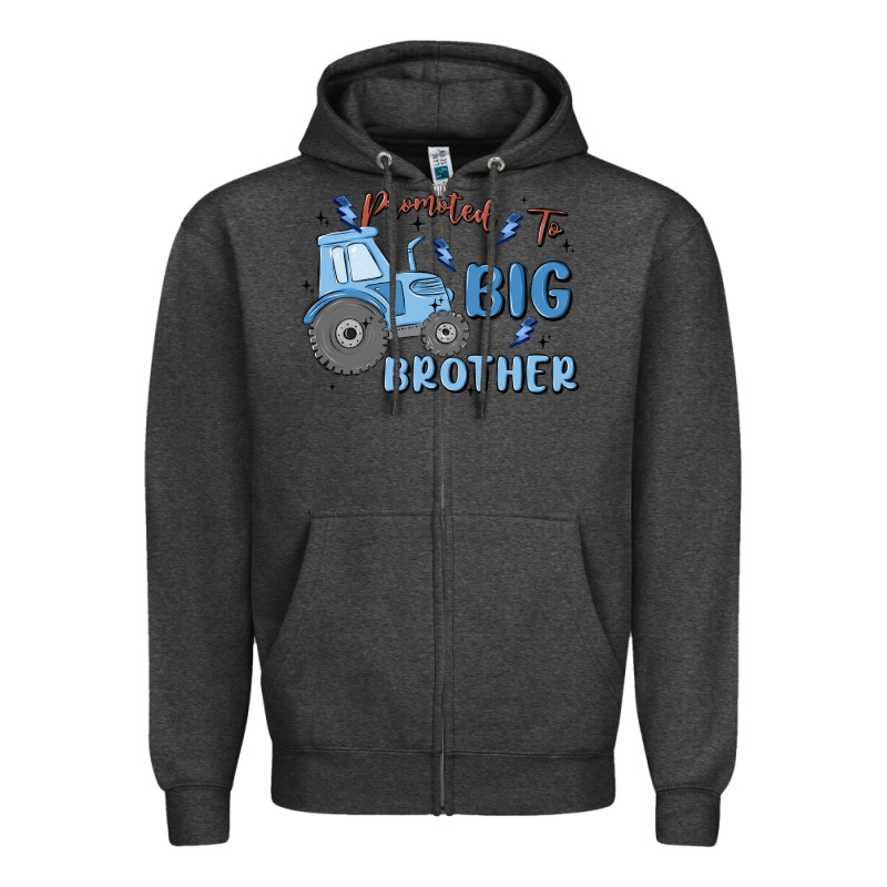 Promoted To Big Brother Zipper Hoodie by MaliasSmallBusiness | Teevron