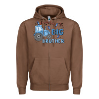 Chestnut promoted to big brother Zipper Hoodie - MaliasSmallBusiness