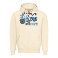 Sandshell promoted to big brother Zipper Hoodie - MaliasSmallBusiness