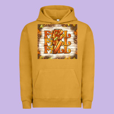 Fall With Lightning Bolt Urban Hoodie Designed By Tumblerdesignbyshophia