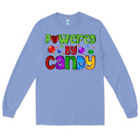 Colony Blue powered by candy with lollipops Long Sleeve Tee - AdoDesignShop