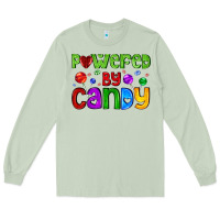 Matcha powered by candy with lollipops Long Sleeve Tee - AdoDesignShop