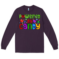Plum powered by candy with lollipops Long Sleeve Tee - AdoDesignShop