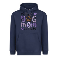 Navy best dog mom ever Heavyweight Hoodie - MaliasSmallBusiness