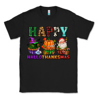 Black happy hallothanksmas with cupcakes Classic Tee - AdoDesignShop