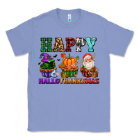 Colony Blue happy hallothanksmas with cupcakes Classic Tee - AdoDesignShop