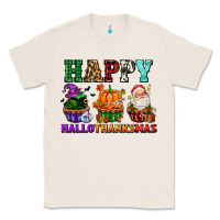 Natural happy hallothanksmas with cupcakes Classic Tee - AdoDesignShop