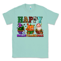Seafoam happy hallothanksmas with cupcakes Classic Tee - AdoDesignShop