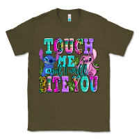 Army Green touch me and i will bite Classic Tee - AdoDesignShop