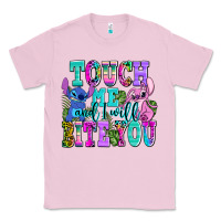 Bubblegum Pink touch me and i will bite Classic Tee - AdoDesignShop
