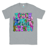 Heather Grey touch me and i will bite Classic Tee - AdoDesignShop