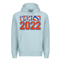 Blue Mist senior volleyball custom Premium Hoodie - Jasminsmagicworld