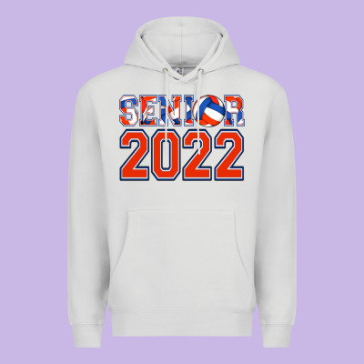 Senior Volleyball Custom Premium Hoodie Designed By Jasminsmagicworld