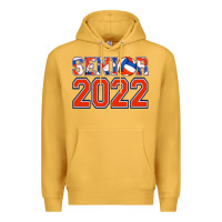 Mustard senior volleyball custom Premium Hoodie - Jasminsmagicworld