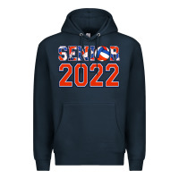 Navy senior volleyball custom Premium Hoodie - Jasminsmagicworld