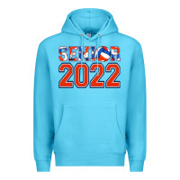 Ocean Blue senior volleyball custom Premium Hoodie - Jasminsmagicworld