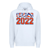 White senior volleyball custom Premium Hoodie - Jasminsmagicworld