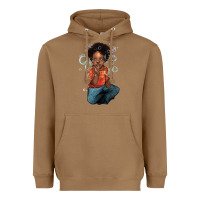 Toasted Coconut afro black boy Heavyweight Hoodie - NancyCooperArtShop