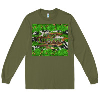 Army Green let's get lucked up Long Sleeve Tee - Artiststas