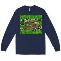Navy let's get lucked up Long Sleeve Tee - Artiststas