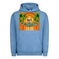 Pigment Pebble Blue sunshine on my mind Urban Hoodie - TumblerDesignByShophia