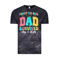 Cloud Black forget the grad dad survived class of 2024 Vintage Tee - JahusDesignShop