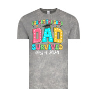 Cloud Rock forget the grad dad survived class of 2024 Vintage Tee - JahusDesignShop