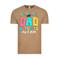 Vintage Coffee forget the grad dad survived class of 2024 Vintage Tee - JahusDesignShop