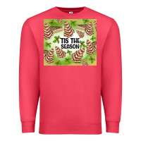 Cardinal tis the season christmas tree cake Premium Sweatshirt - MaliasSmallBusiness