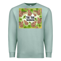 Seafoam tis the season christmas tree cake Premium Sweatshirt - MaliasSmallBusiness