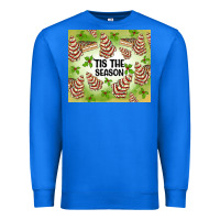 True Royal tis the season christmas tree cake Premium Sweatshirt - MaliasSmallBusiness