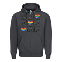 Smoke pride tic tac toe Zipper Hoodie - MaliasSmallBusiness