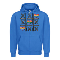 True Royal pride tic tac toe Zipper Hoodie - MaliasSmallBusiness
