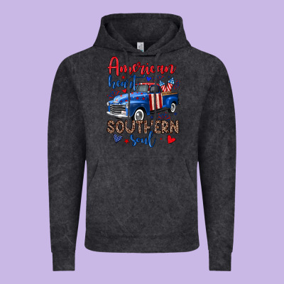 American Heart Southern Soul Truck Vintage Hoodie Designed By Neo Western
