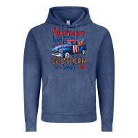 Vintage Denim American heart southern soul truck Vintage Hoodie - Neo Western