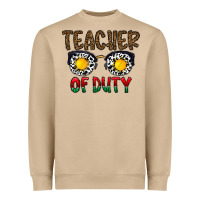 Mushroom teacher of duty Heavyweight Sweatshirt - CowhideDigitalArt