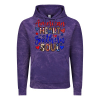 Cloud Purple American heart southern soul Vintage Hoodie - Neo Western