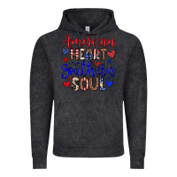 Vintage Black American heart southern soul Vintage Hoodie - Neo Western