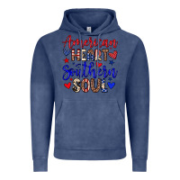 Vintage Denim American heart southern soul Vintage Hoodie - Neo Western