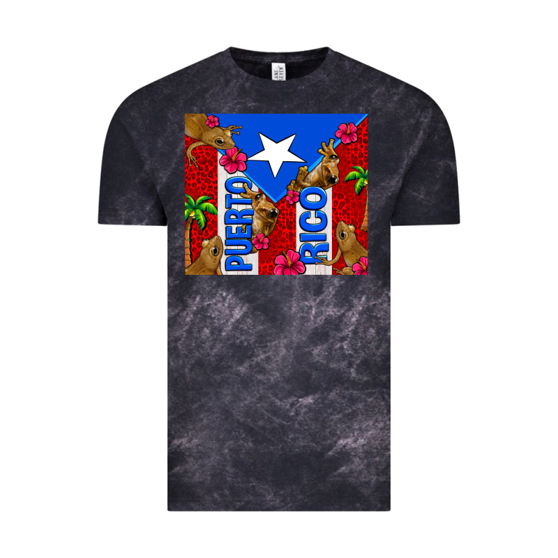 Puerto Rico Coqui Leopard Vintage Tee by AdoDesignShop | Teevron